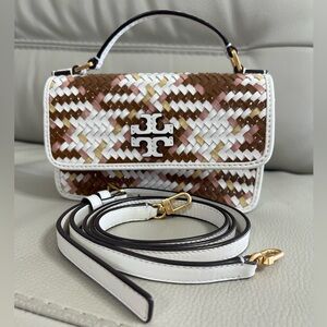 NWT Tory Burch Mini Woven Bag